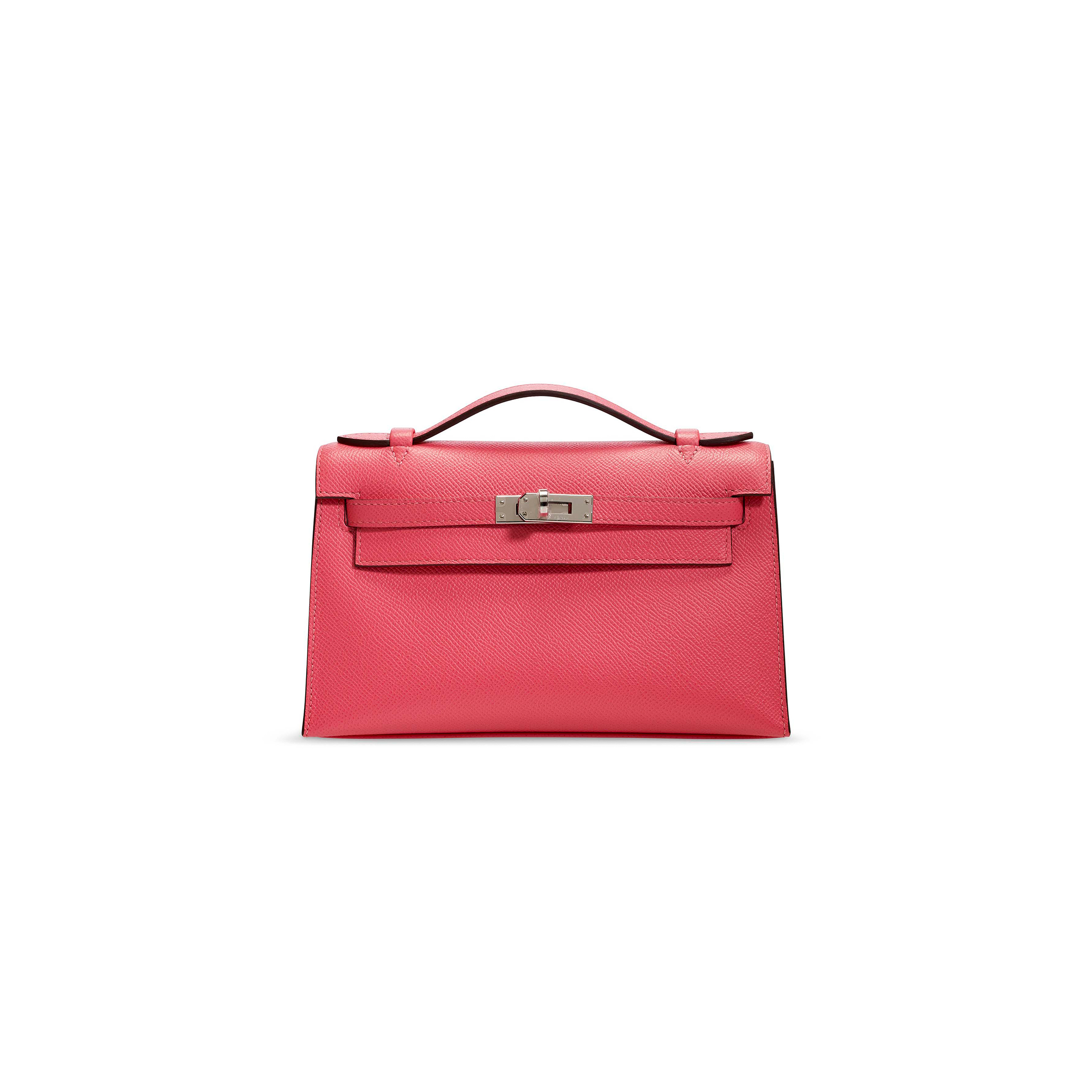 HERMES MINI KELLY EPSOM 8W ROSE AZALEE (22*14*7cm) 